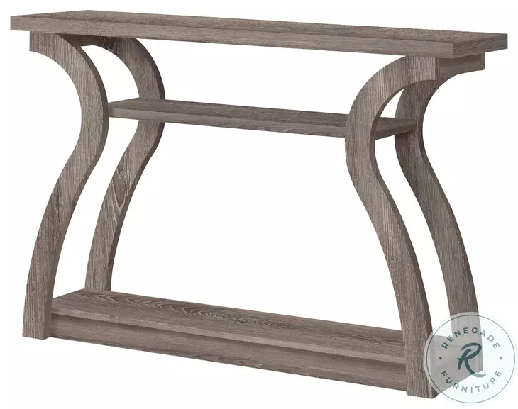 Dark Taupe 47"Accent Table