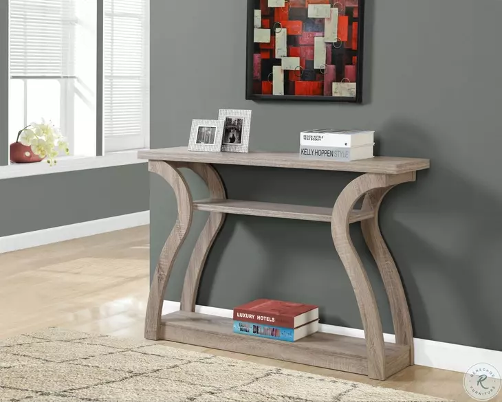 Dark Taupe 47"Accent Table