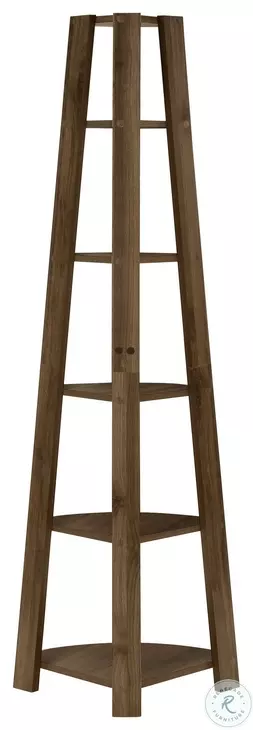 2464 Dark Walnut 72" Bookcase