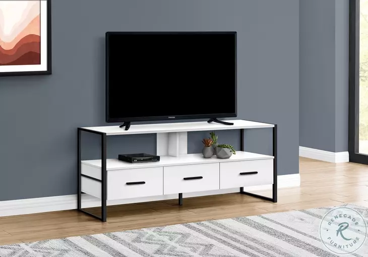 2615 White TV Stand
