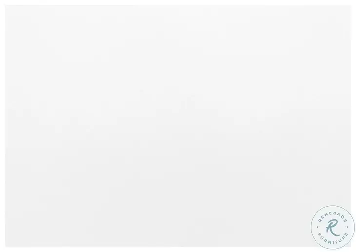 2665 White 60" TV Stand