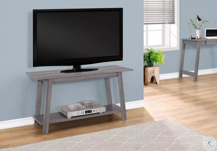42" Gray TV Stand