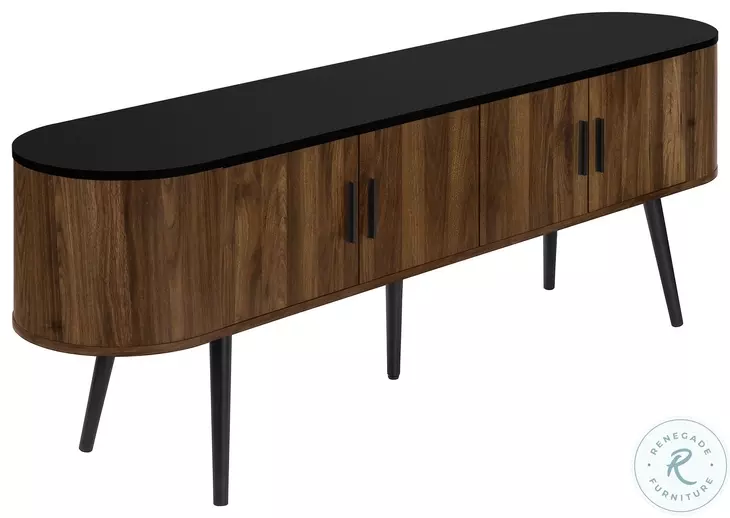 2798 Black and Brown TV Stand