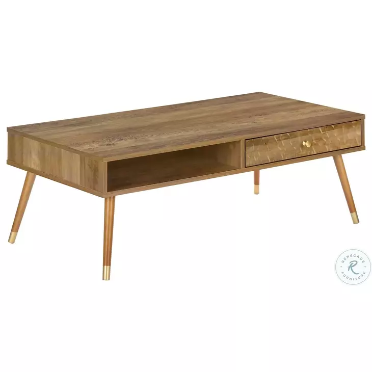 2836 Walnut Drawer Coffee Table