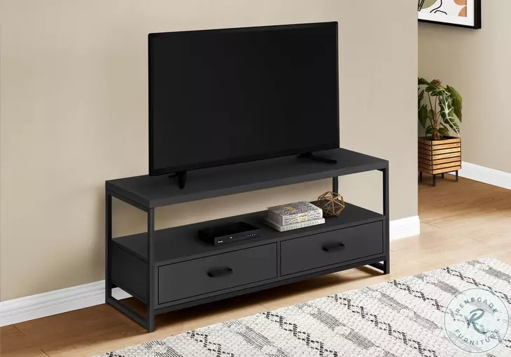 2870 Black 48" TV Stand