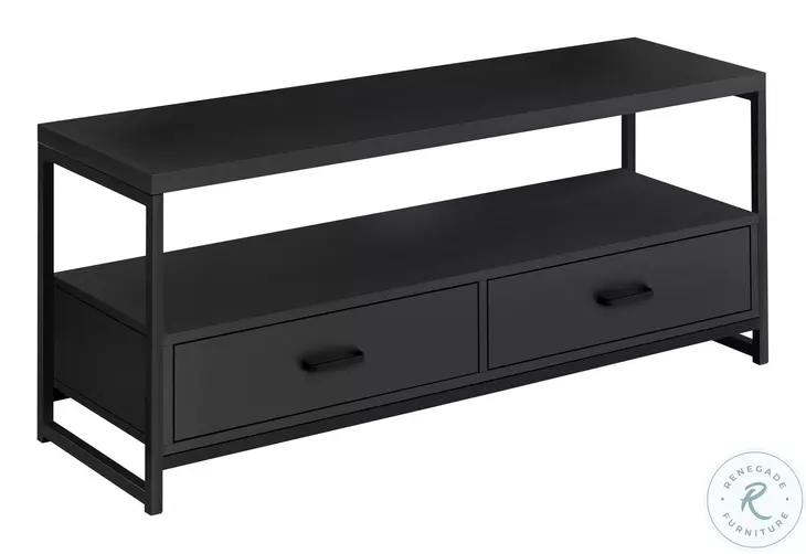 2870 Black 48" TV Stand