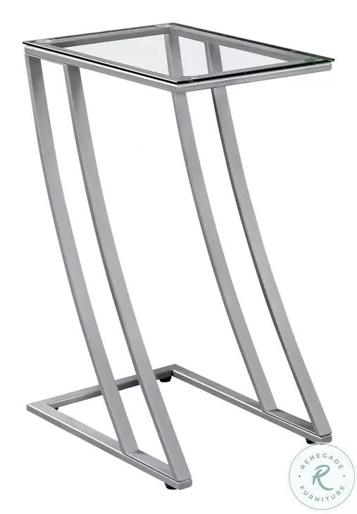 3090 Silver Accent Table