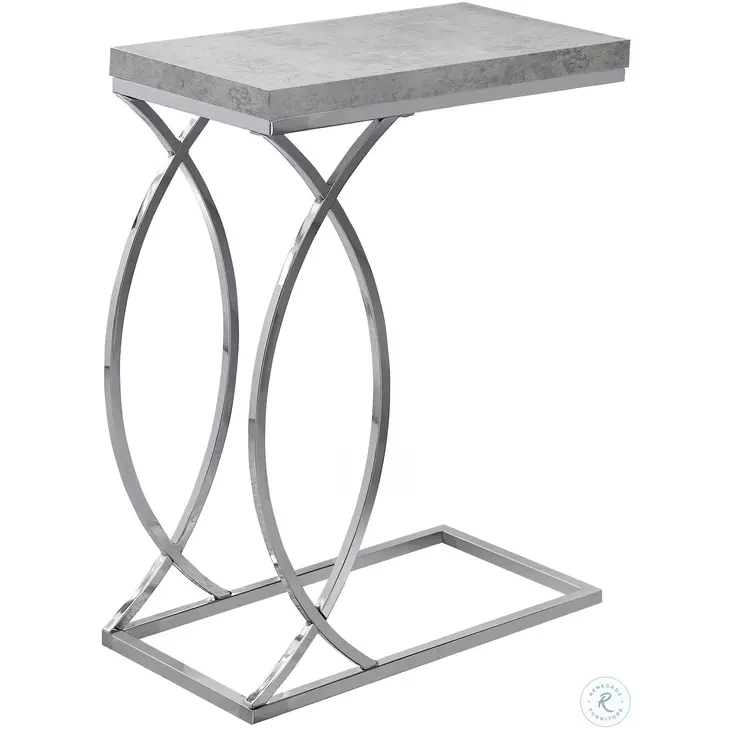 Grey Cement Accent Table