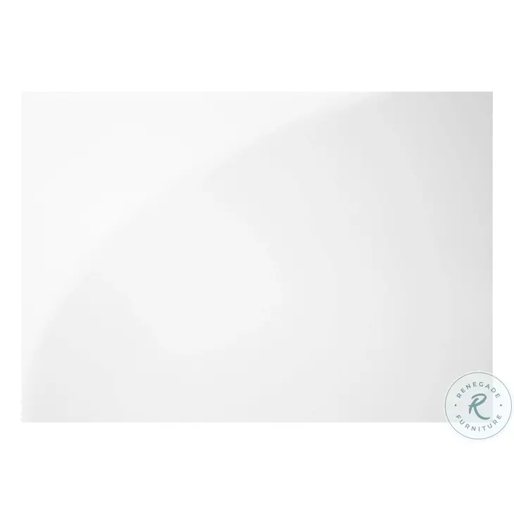 Glossy White Hollow-Core 60" Bookcase