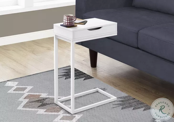 3601 White Accent Table