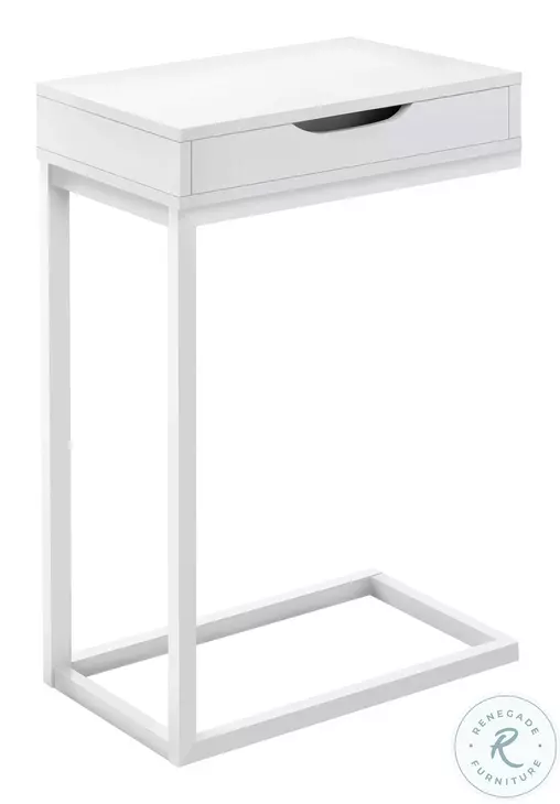 3601 White Accent Table