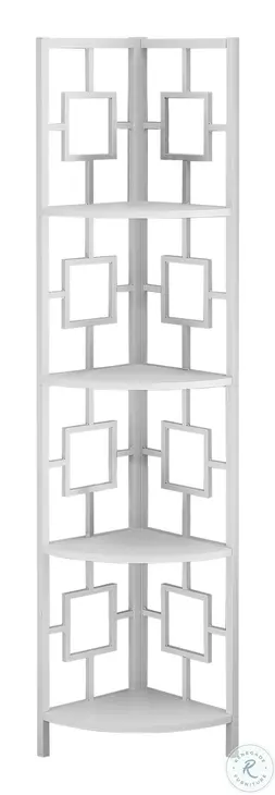 3613 White 62" Bookcase