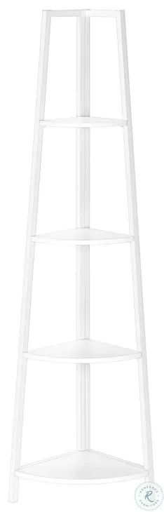 3665 White 60" Bookcase