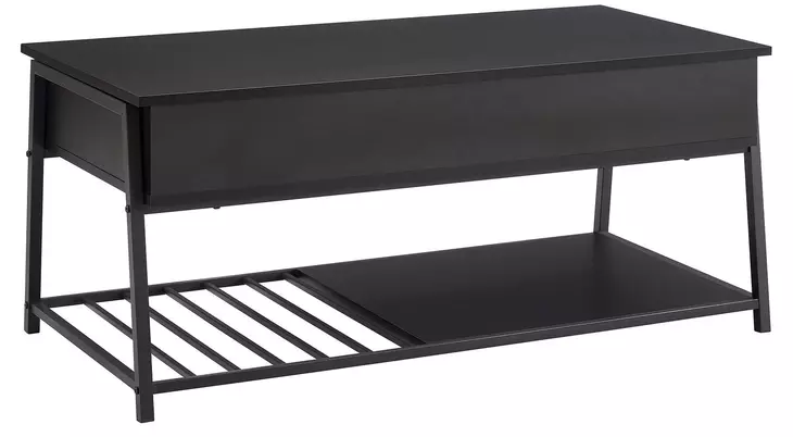 3820 Black Rectangular Lift Top Cocktail Table