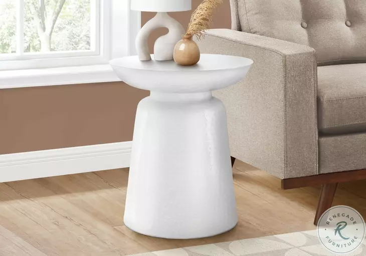 3917 White Accent Table