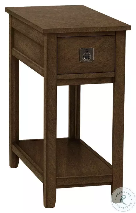 3953 Espresso 1 Drawer Accent Table