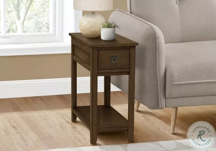 3953 Espresso 1 Drawer Accent Table