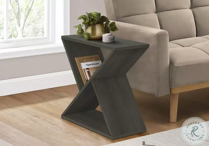 3982 Dark Green Accent Table