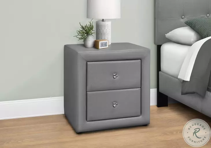 5602 Grey 21" Nightstand