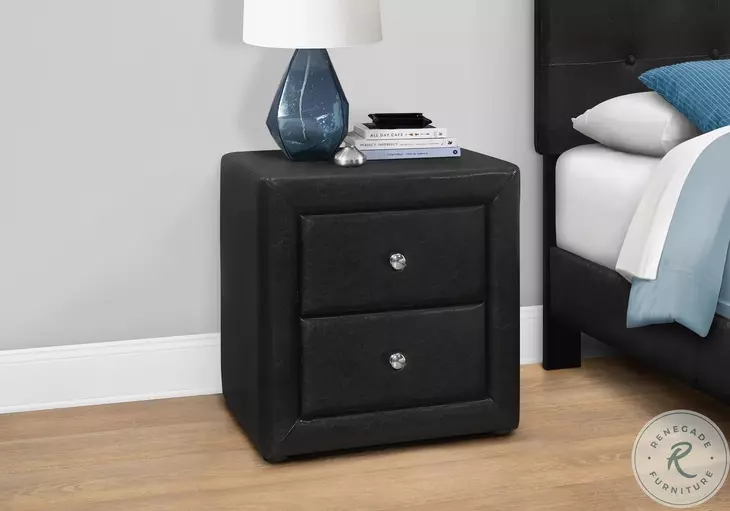 5603 Black 21" Nightstand