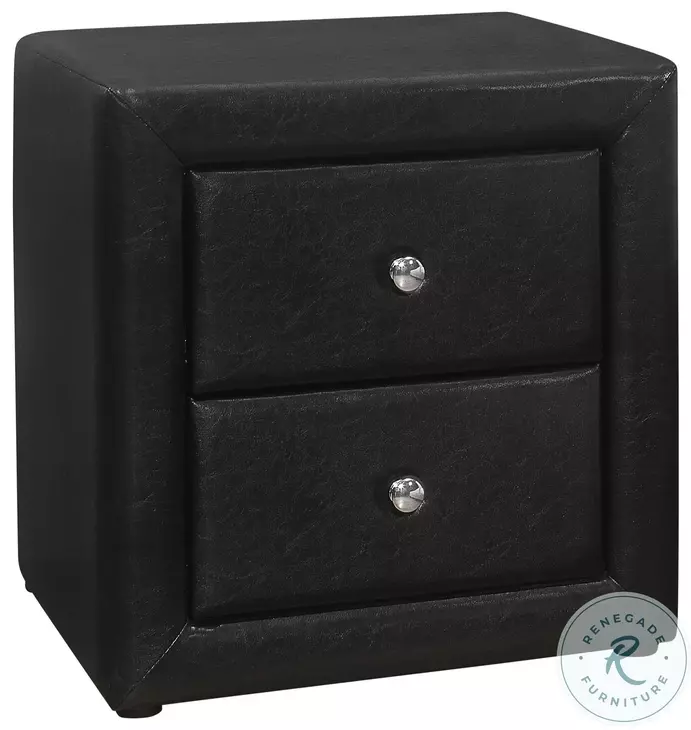 5603 Black 21" Nightstand