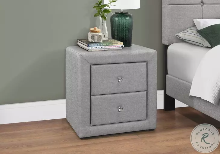 5604 Grey 21" Nightstand