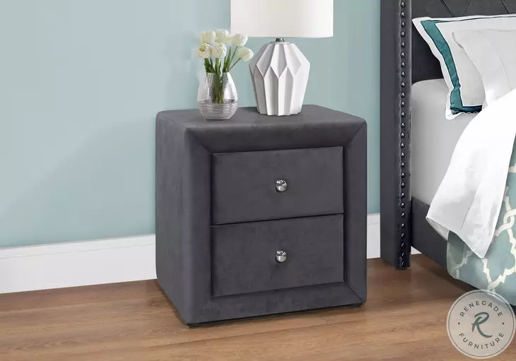 5607 Dark Grey Nightstand