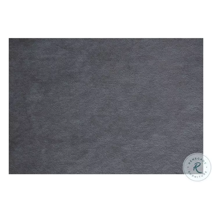 5986Q Dark Grey Velvet Queen Upholstered Panel Bed