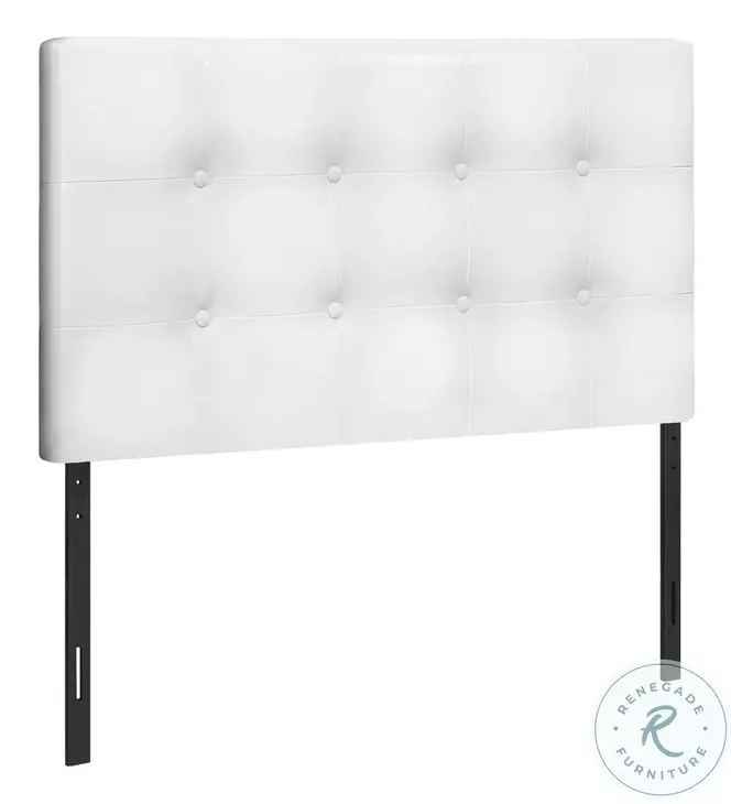 6002T White Twin Size Headboard
