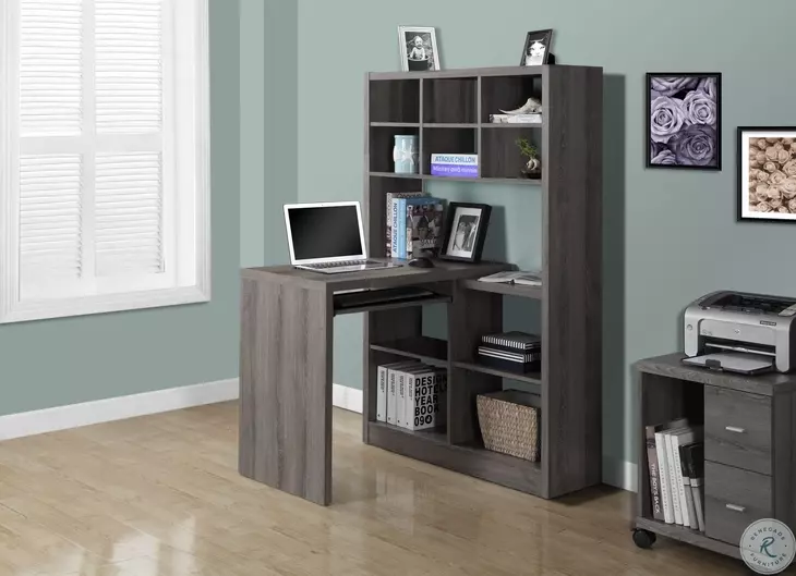 Dark Taupe Left/Right Facing Corner Desk
