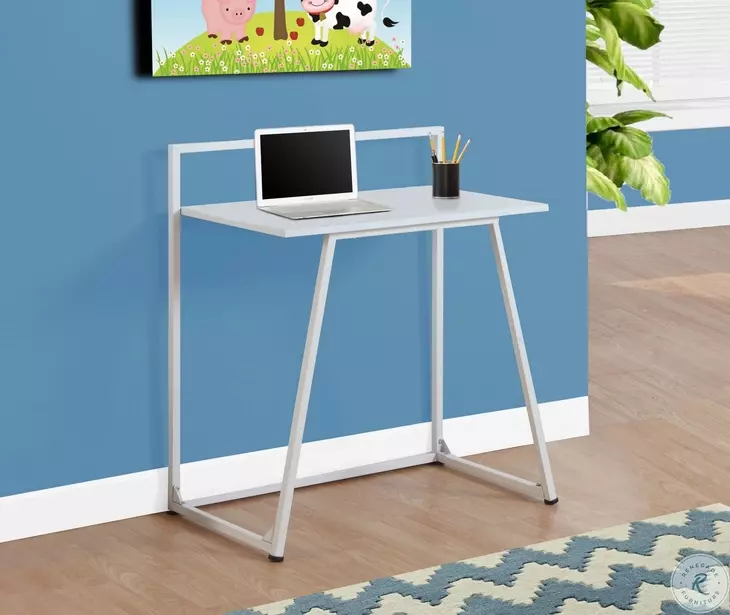7110 White 32" Juvenile Computer Desk
