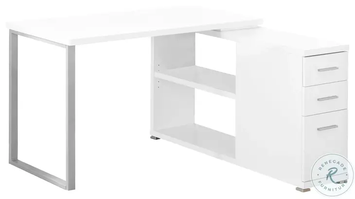 White LAF/RAF Computer Desk
