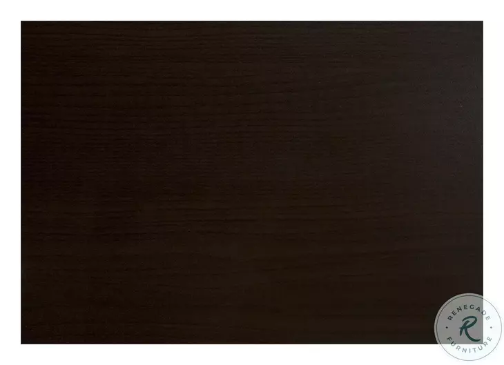 7201 Espresso And Gold 48" Computer Desk