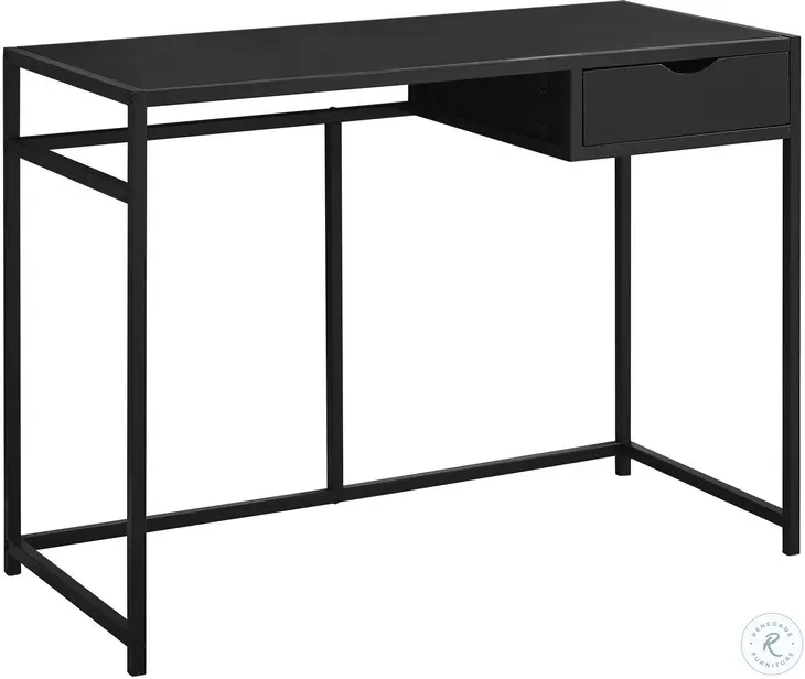 42" Black Computer Desk