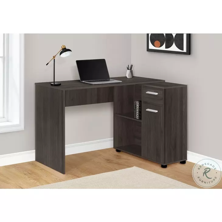 7349 Brown Oak 46" Computer Desk