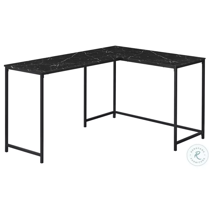 7396 Black 58" Computer L Desk
