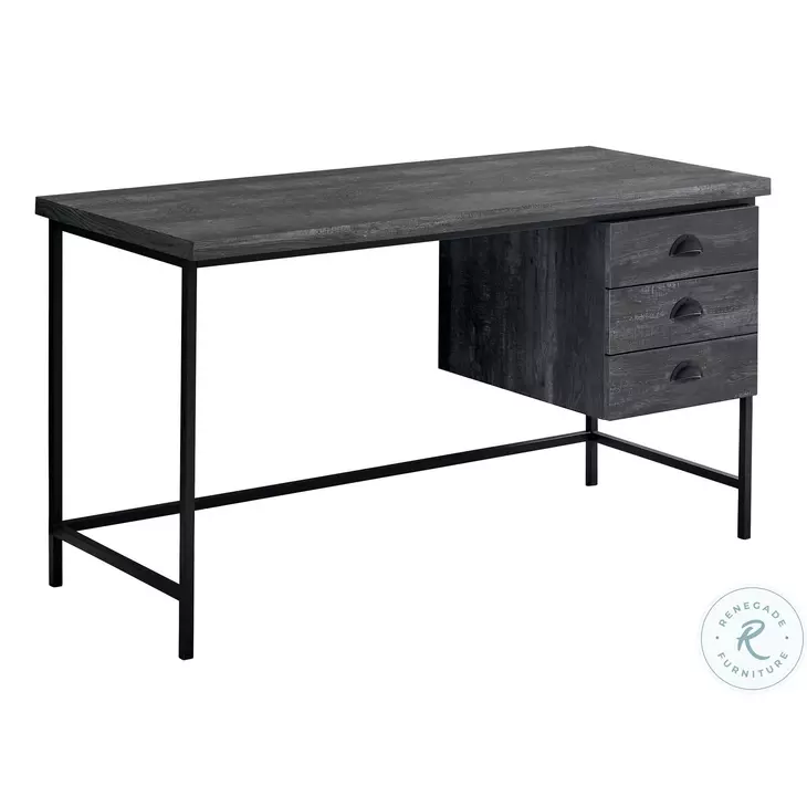 7488 Black 55" Computer Desk