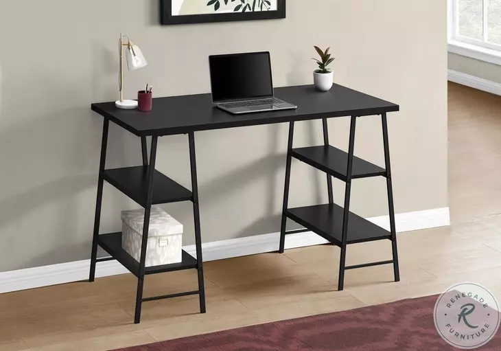 7522 Black 48" Computer Desk