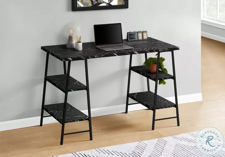 7528 Black 48" Computer Desk