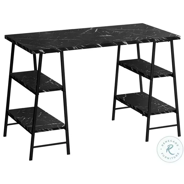7528 Black 48" Computer Desk
