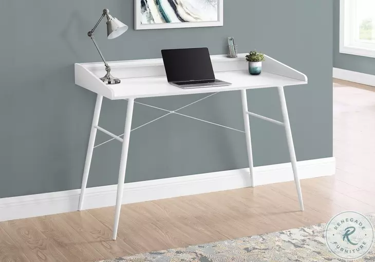 7535 White 48" Computer Desk
