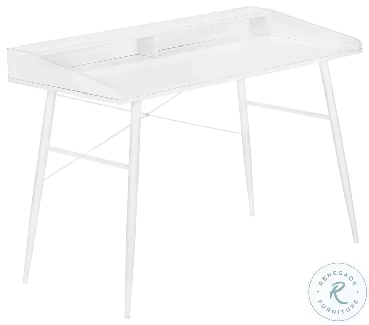 7535 White 48" Computer Desk