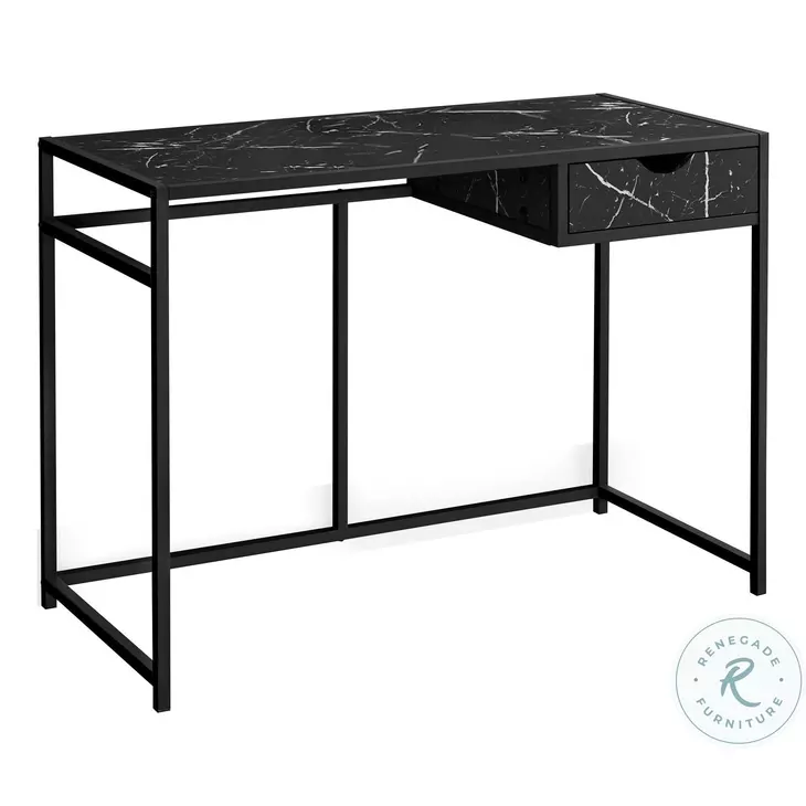 7572 Black 42" Computer Desk