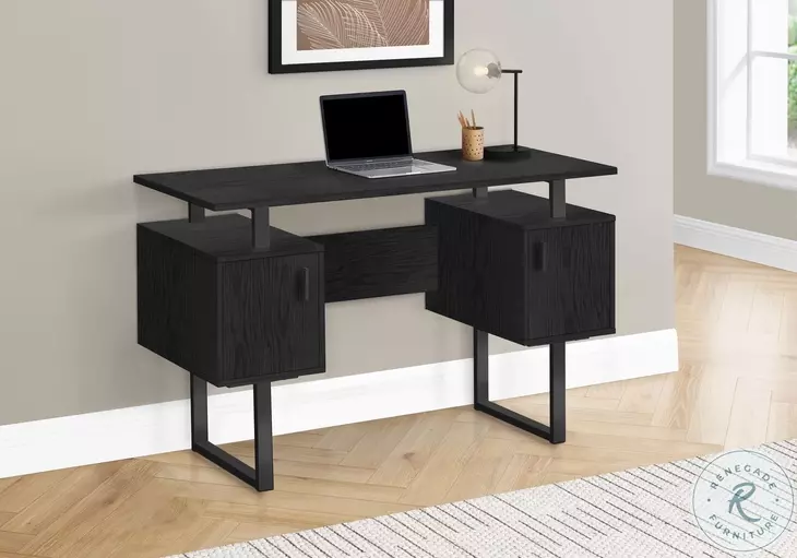 7606 Warm Black Oak 48" Computer Desk