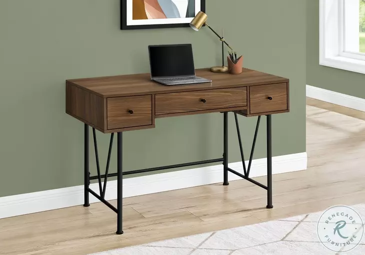 7670 Walnut Computer Desk
