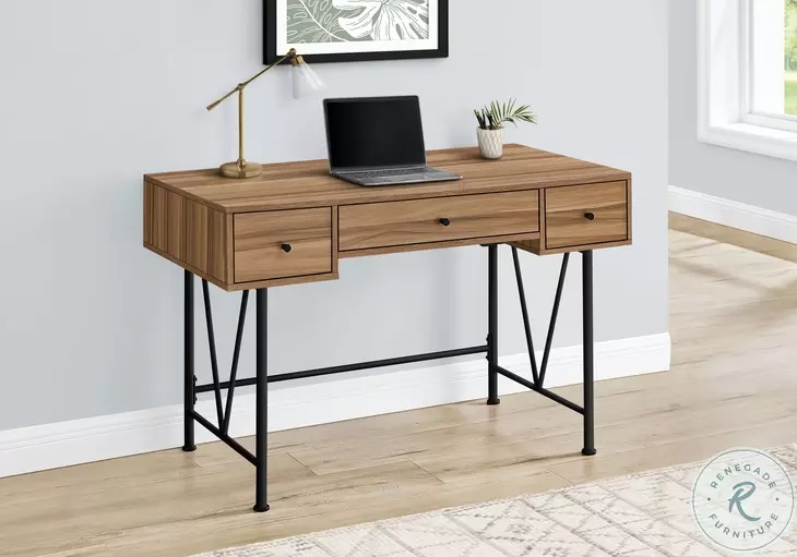 7672 Brown Computer Desk