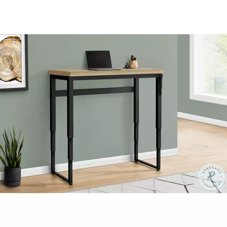 7678 Natural 48" Adjustable Computer Desk