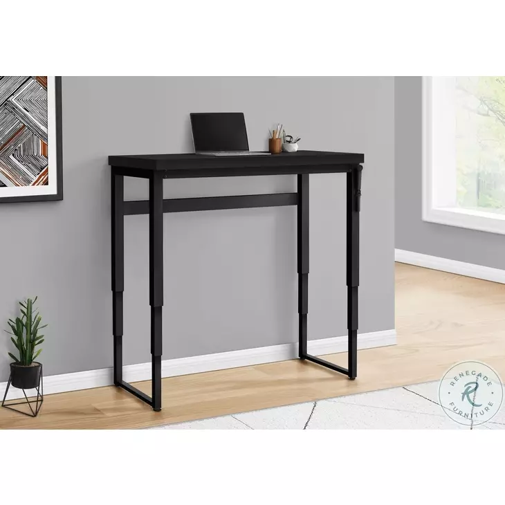7682 Black 48" Adjustable Computer Desk