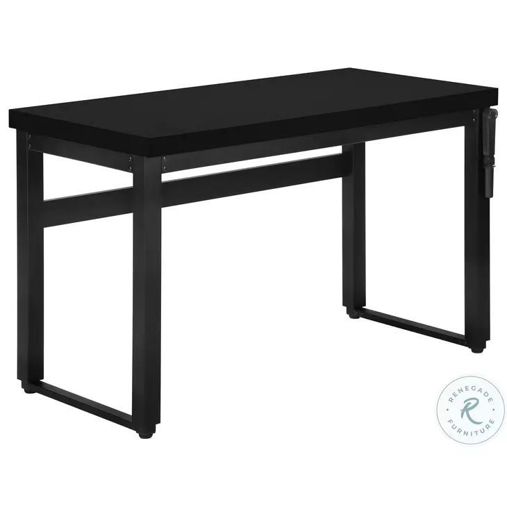 7682 Black 48" Adjustable Computer Desk