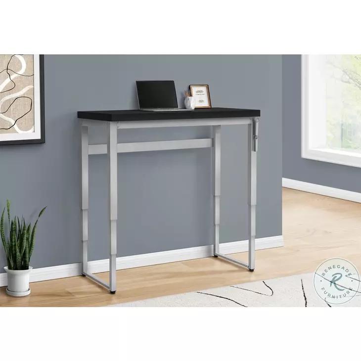 7684 Black 48" Adjustable Computer Desk